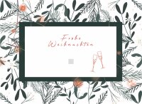 Motiveinleger für: Geschenkbarren -  Frohe Weihnachten