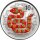 China 10 Yuan 2013 - Lunar II "Jahr der Schlange" 1 oz Silber PP teilcoloriert