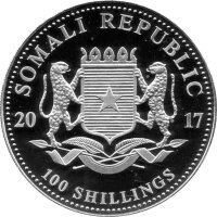Somalia Elefant 2017 1 oz Silber | Special Edition - ANA 2017