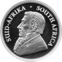 Südafrika Krügerrand 2024 2 oz Silber - Polierte Platte incl. Etui