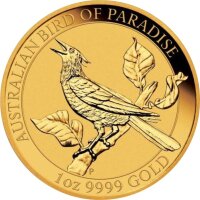 Australien Birds of Paradise 2019 - Manucodia 1 oz Gold