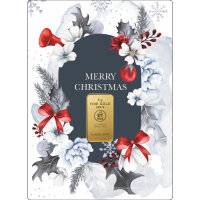 Geschenkbarren - 5 Gramm Goldbarren - Weihnachten Merry...