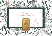 Geschenkbarren - 5 Gramm Goldbarren - Weihnachten...