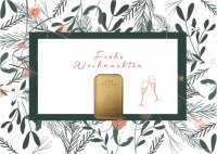 Geschenkbarren - 2,5 Gramm Goldbarren - Weihnachten...