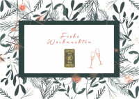 Geschenkbarren - 0,5 Gramm Goldbarren - Weihnachten...