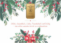 Geschenkbarren - 5 Gramm Goldbarren - Weihnachten...