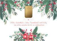 Geschenkbarren - 2,5 Gramm Goldbarren - Weihnachten...