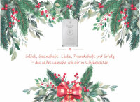 Geschenkbarren - 1 Gramm Silberbarren - Weihnachten...