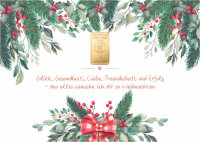 Geschenkbarren - 1 Gramm Goldbarren - Weihnachten...
