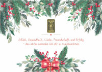 Geschenkbarren - 0,5 Gramm Goldbarren - Weihnachten...