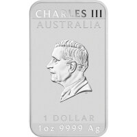 31,1 Gramm Silberbarren Perth Mint 3. Ausgabe Lunar Pferd