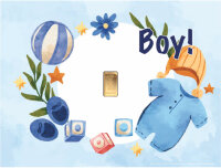 Geschenkbarren - 0,1555 Gramm Goldbarren 1/200 oz - Boy