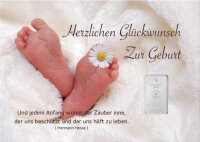 Geschenkbarren - 1 Gramm Silberbarren - Glückwunsch...