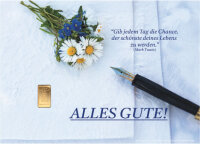 Geschenkbarren - 0,1555 Gramm Goldbarren 1/200 oz - Alles...
