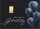 Geschenkbarren - 1 Gramm Goldbarren - Luftballons Dunkel