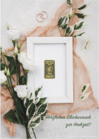 Geschenkbarren - 0,5 Gramm Goldbarren - Hochzeit Foto