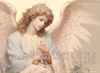 Motiveinleger für: Geschenkbarren -  Schutzengel Beige