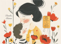 Geschenkbarren - 2 Gramm Goldbarren - Muttertag