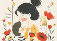 Geschenkbarren - 1 Gramm Goldbarren - Muttertag