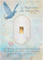 Geschenkbarren - 0,1555 Gramm Goldbarren 1/200 oz -...