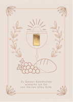 Geschenkbarren - 0,1555 Gramm Goldbarren 1/200 oz -...