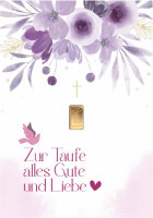 Geschenkbarren - 0,1555 Gramm Goldbarren 1/200 oz - Zur...