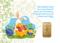 Geschenkbarren - 5 Gramm Goldbarren - Ostern Gr