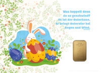 Geschenkbarren - 2,5 Gramm Goldbarren - Ostern Gr
