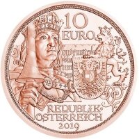 Österreich 10 Euro 2019 - Mit Kettenhemd und Schwert...