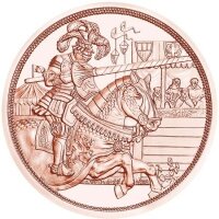 Österreich 10 Euro 2019 - Mit Kettenhemd und Schwert "Ritterlichkeit" - Kupfer