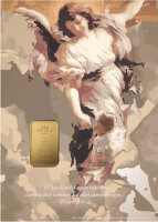 Geschenkbarren - 2,5 Gramm Goldbarren - Schutzengel Kunst