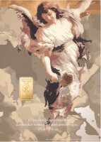 Geschenkbarren - 1 Gramm Goldbarren - Schutzengel Kunst
