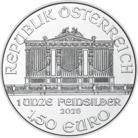Österreich Wiener Philharmoniker 2026 1 oz Silber