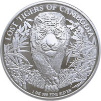 Cambodia Lost Tigers of Cambodia 5. Ausgabe 2026 1 oz Silber