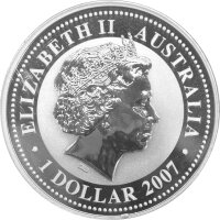 Australien Lunar I 2008 Jahr der Maus 1 oz Silber