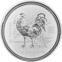 Australien Lunar I 2005 Jahr des Hahns 1 oz Silber