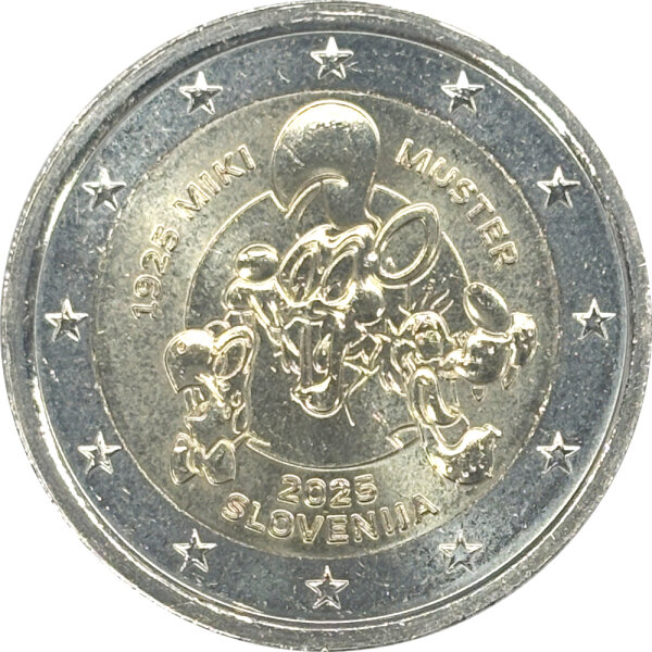 Slowenien 2 Euro 2025 "Miki Muster"