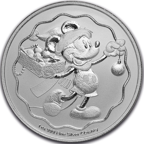 Niue Disney 2025 - Disney Weihnachten Seasons Greetings - 1 oz Silber