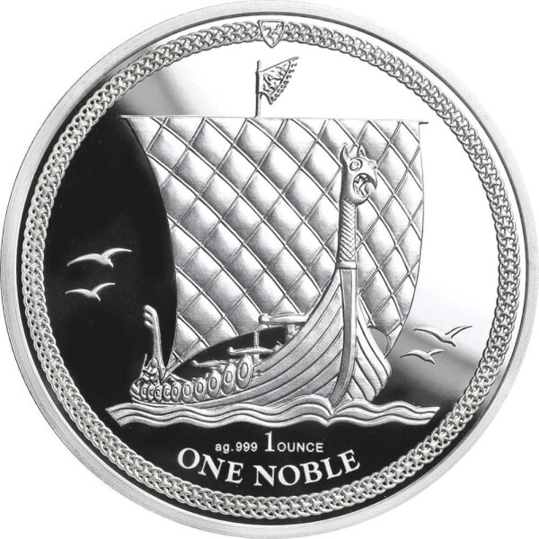 Isle of Man Noble 2017 1 oz Silber