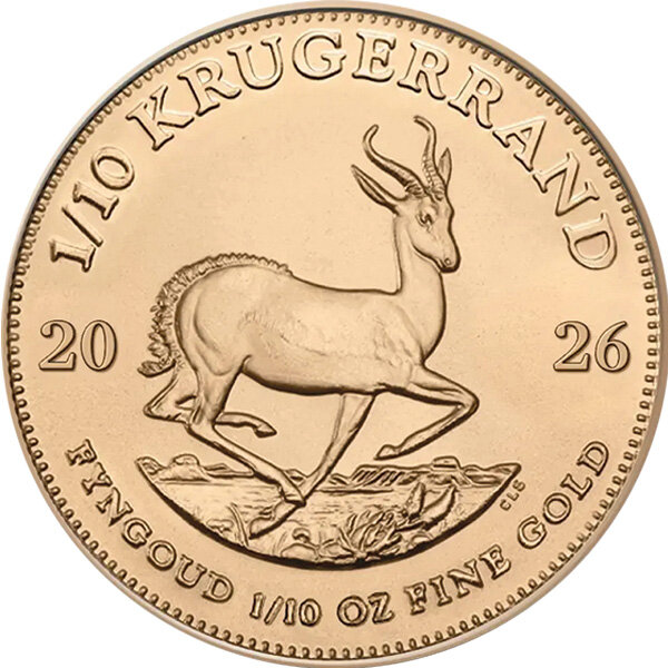 Südafrika Krügerrand 2026 1/10 oz Gold