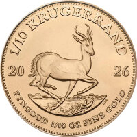 Südafrika Krügerrand 2026 1/10 oz Gold