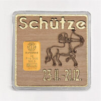 Holz-Geschenkbarren "Sternzeichen Schütze" - 2...