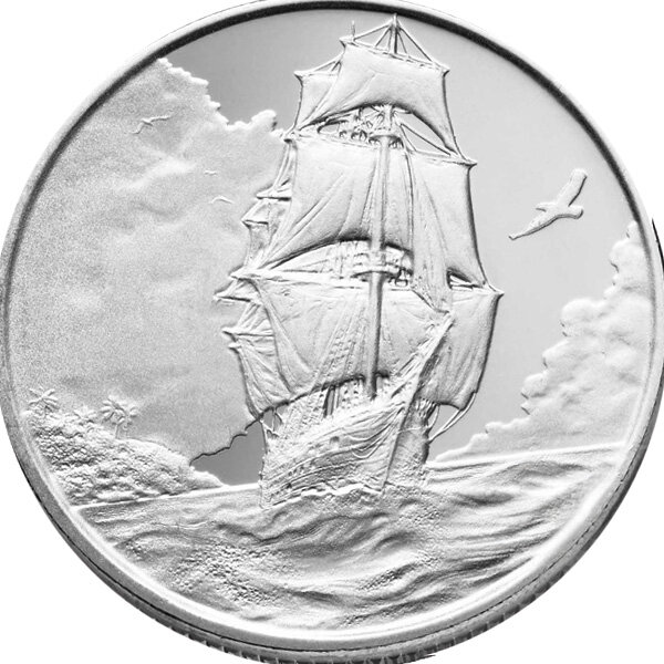 Ascension Island Segelschiff 2025 1 oz Silber