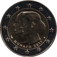 Monaco 2 Euro 2011 "Hochzeit Prinz Albert und Charlene Wittstock"