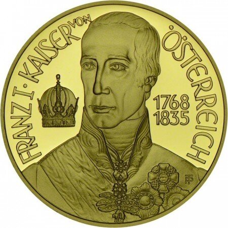 Österreich 500 Schilling 1994 Wiener Kongress Gold