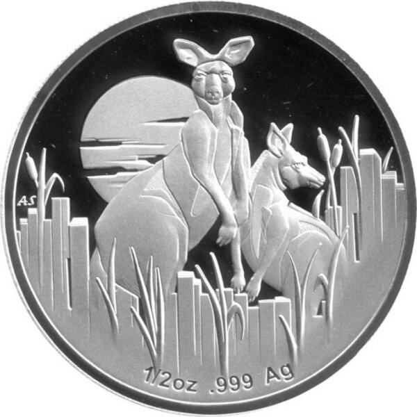 Australien Känguru RAM 2020 1/2 oz Silber PP in Originalbox