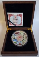 Medaille China 2008 - 70 Jahre TBEA Shengyang Transformer Group - Silber  teilcoloriert