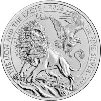 UK British Lion und American Eagle 2026 1 oz Silber