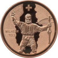 Schweiz 50 Franken 2018 - Wilhelm Tell - Gold PP