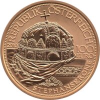 Österreich 100 Euro 2010  - Die Stephanskrone von...